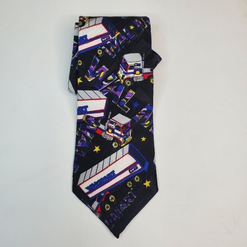 Wal Mart Walmart Company B Black Delivery Truck Necktie Red White Blue Yellow